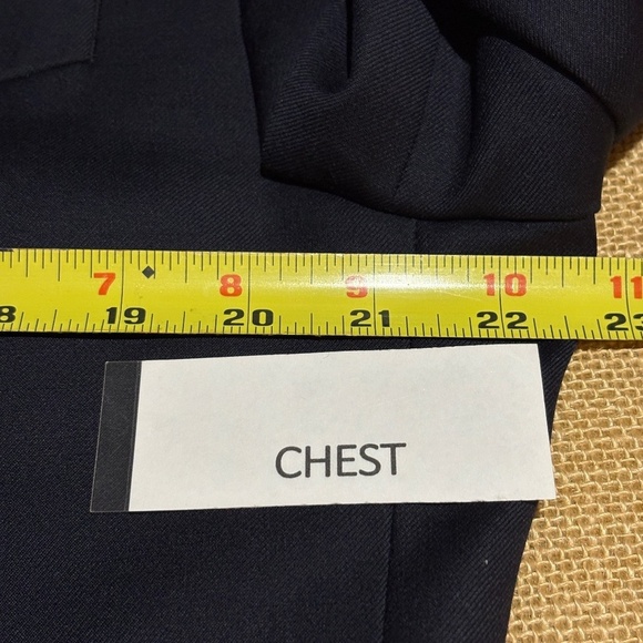 Lauren Ralph Lauren Men Wool Blazer jacket Sz 44L Career Business Classic Preppy - Picture 11 of 13